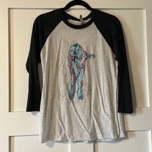 Womens 3/4 sleeve top